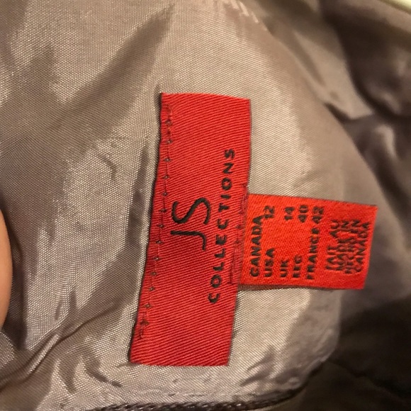 JS Collection Beaded Top 12 purple and Black Sleeveless - Picture 2 of 4